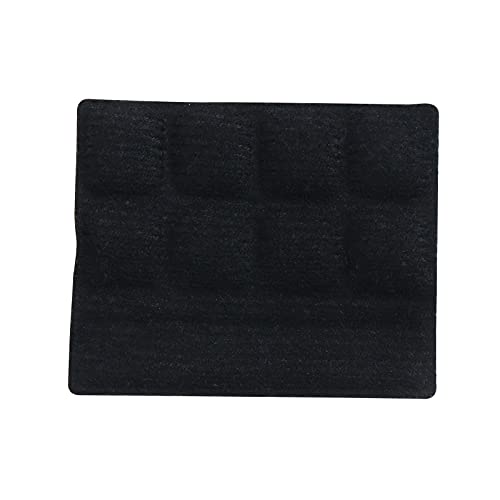 6PCS Chin Pads Foam Pad Set Strap Padding Replacements Universal Cushion Mats for Cycling Bike Bicycle Motorcycle Road Racing Riding Helmet - color: Black 6PCS