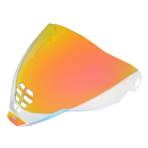 Airflite Shield Uv-protected For ICON IC-06 Airflite Face Shield Replacement Helmet Visor (Revo Clear Red-day and night) - color: Revo Clear Red-day and Night