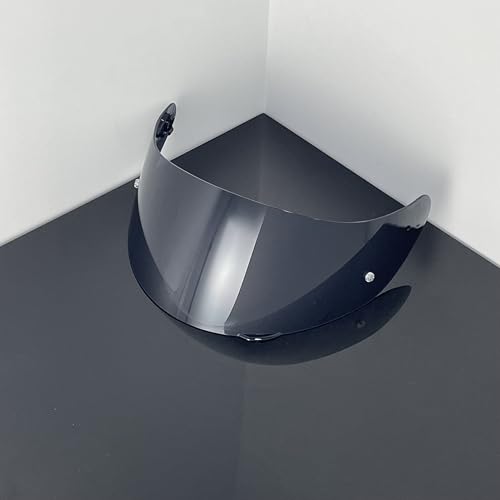 902 Helmet Visor Replacement,Motorcycle Helmet Face Shield for ILM 902,902L,902BT (Deep Black-Day Use Only) - color: Deep Black-day Use Only