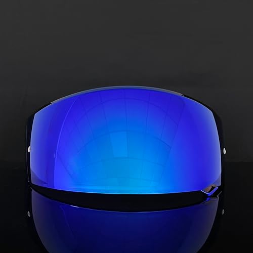 Neotec 2 Helmet Visor Replacement for,CNS-3 UV Protection Helmet Face Shield Compatible with SHOEI Neotec 2(Revo Deep Blue) - color: Revo Deep Blue- Day Use