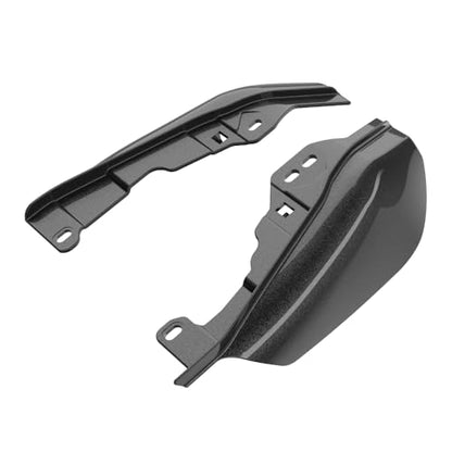 Advanblack 2025 Road Glide Mid Frame Air Deflectors Heat Shields Deflector for Harley Touring '09-'25 Harley RG, Street Glide, Road King (Raven Fade) - color: Raven Fade