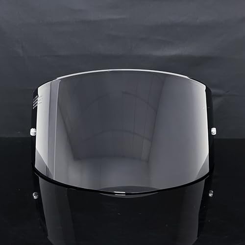 Assault Helmet Visor,Motorcycle Helmet Shield Replacement UV Protection Windshield Compatible With Assault,Stream,Rapid,Storm,FF320,FF328,FF353,FF800(Deep Black) - color: Deep Black