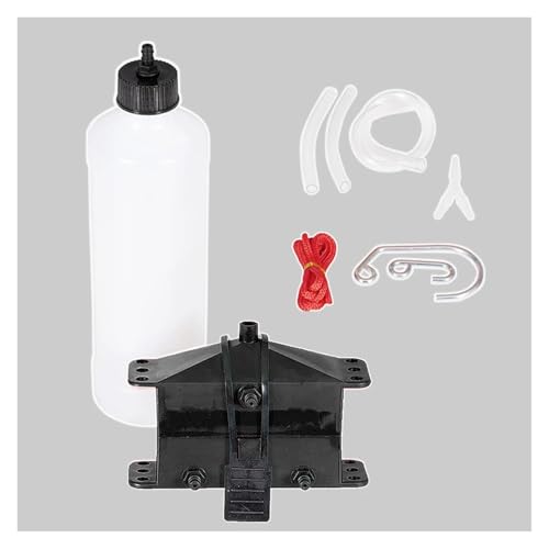 Motorcycle Chain Cleaning Machine Kit Brush Gear Cleaner Tool Compatible With Motorbike Chains Lube Device Lubricating Accessory(Black) - color: Black