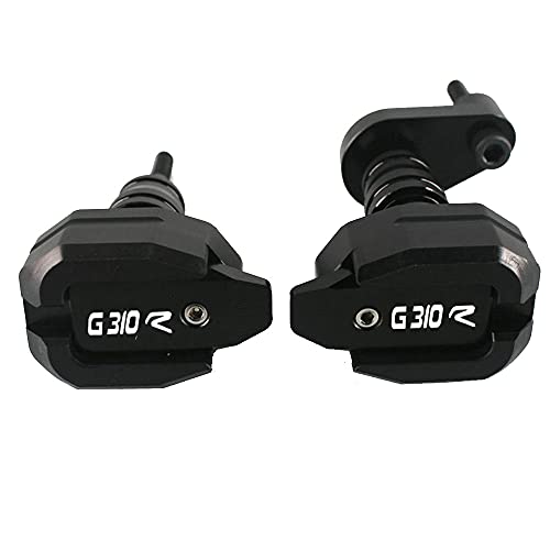 Motorcycle CNC Aluminum Engine Crash Guard Case Frame Sliders Protector Falling Protection Compatible with BMW G310R (Black) - color: Black
