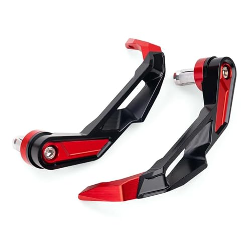 Handguard Protector Shield for GSX-8S for GSX8S for GSX for 8S 2023 2024 Motorcycle Handguards Handlebar Hand Guards Levers Protector Bar Ends(Red) - color: Red