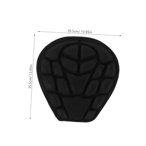 Cabilock 3D Shock Absorption Motorcycle Seat Cushion Pad Cover Universal Electric Bike Seat Pad for Long Rides Breathable and Heat-Resistant Design Suitable for Seasons
