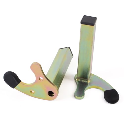 Motorcycle Rear Wheel Lift Stands Frame Accessories Swingarm Spool Lift Stand Paddock Stands Attachment U-Shape Rear Wheel Stand with Anti-Slip Rubber Protecotor (Square Tube) - size: Square Tube
