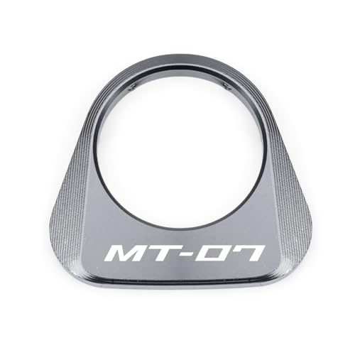 MOWOK Fit For Yamaha MT07 MT-07 FZ07 2025 2026 Motorcycle Accessories Ignition Starter Lock Cover Key hole Cover decorative cap (Grey) - color: Grey