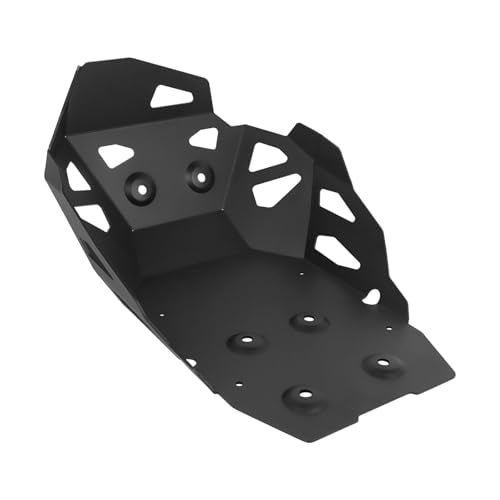 Motorcycle Engine Skid Plate Replacement for Yamaha Tenere 700 T7 Rally 2021-2025 Engine Chassis Guard Cover Bash Pan Frame Protector (Black) - color: black
