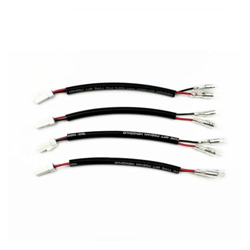 Turn Signal Cable Wire Connector Compatible With KTM 790 Duke Adventure 125 390 ADV 1290 Indicator Adapter Plug Super Wiring Harness(4pcs) - color: 4pcs