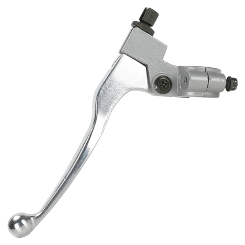 HIAORS Silver Brake Clutch Handle Lever for CT100U CC100X Mini Trail Bike 98cc 3HP 196cc 200cc Extreme Mini Bike 22mm 7/8" Handler bar Parts - color: Silver