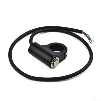 Waterproof LED Motorcycle Handlebar Headlight Switch, 22mm, ON OFF, Aluminum Alloy