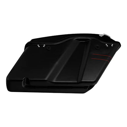 HR3 15-16 Black Denim Hard Saddlebags Compatible with 2015-2016 Road Glide Special FLTRXS Street Glide Special FLHXS (Replace for OEM) Fit for 2014-2023 Harley Touring Models - color: Black Denim Special