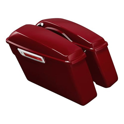 HR3 Billiard Red Hard Saddlebags Compatible with 2020 Road Glide Special FLTRXS Street Glide Special FLHXS (Replace for OEM) Fit for 2014-2023 Harley Touring Models - color: Billiard Red