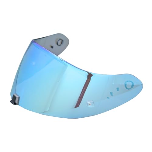 Compatible With EX0 T520 Motorcycle Helmet Visor R1 Air Face Helmet Shield Replacement ST1400 Tinted Visor (Revo Ice Blue) - color: Revo Ice Blue