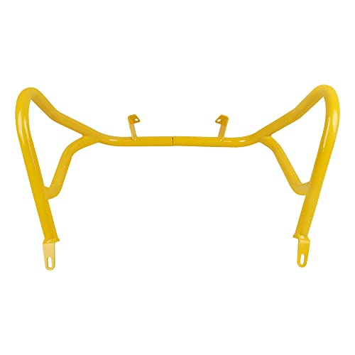 CHIFUN Engine Guard Upper Lower Highway Crash Bars Compatible with BMW G310GS G 310GS 2022 2023 Yellow Steel Motorcycle Frame Protection Bars - color: Yellow
