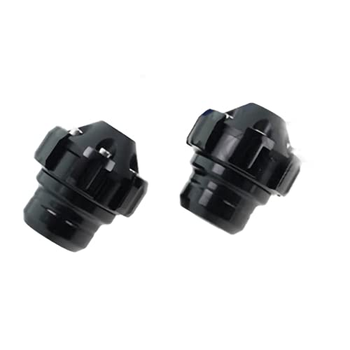 aqxreight Front Fork Frame Slider for NIU Technologies Motorcycles Aluminum Alloy Wheel Axle Protector Crash Guard - color: Black/Blase