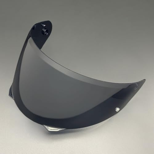 HJ-33 Helmet Visor For i90.Replacement Motorcycle Helmet Shield Compatible with HJC i90 (Deep Black) - color: Deep Black