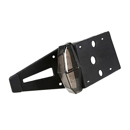 Rear Fender LED Brake Tail Light Turn Signals Running Lamps License Plate Light With 5 Wires for Custom Off-road Cross Dirt Bike Enduro Yamaha Suzuki DRZ Kawasaki Honda CRF - color: Smoke