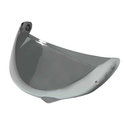 HJ-34P Helmet Visor Replacement, Motorcycle Helmet Visor Face Shield Compatible with HJC C10 (Silver) - color: Silver