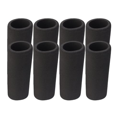 Motorcycle Grip Covers 1/4/8PCS Slip-on Foam Anti-Slip Moto Le Levers Comfort Grips Motorcycle Lebar Cover Anti Vibration Grip Sleeve - color: 8pcs