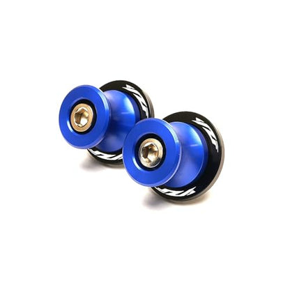 Motorcycle 6mm Swingarm Spools Slider Stand Accessories Compatible With YZF R3 R25 R6 R1 2019 2020 2021 YZFR3 YZFR1 YZFR6(Blue 1) - color: Blue 1