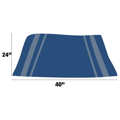 Extra Large Car Drying Towel - 800 GSM Premium Microfiber Drying Towels for Cars - Car Drying Towels Extra Large Super Absorbent, Professional XL Car Towel for Any Vehicle - 40x24, Blue - color: Blue