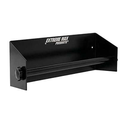 Extreme Max 5001.6131 Aluminum Wall-Mount Paper Towel Holder for Enclosed Trailer, Shop, Garage, Storage - Black