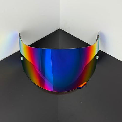 902 Helmet Visor Replacement,Motorcycle Helmet Face Shield for ILM 902,902L,902BT (Revo Gradient Blue-Day Use Only) - color: Revo Gradient Blue-day Use Only