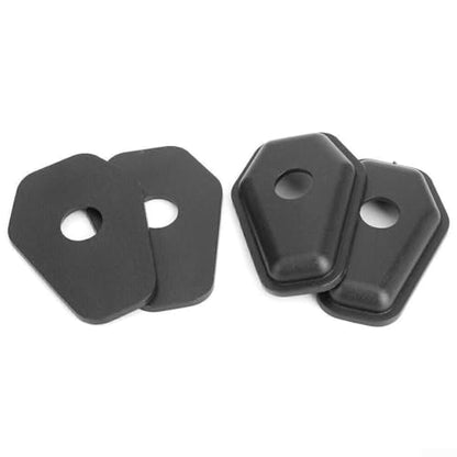 Motorcycle Turn Signal Indicator Spacer Adapter for Suzuki GSXR SV650S SV1000S GSF600 Bandit TL1000S Black Plastic Direct Fit 4pcs