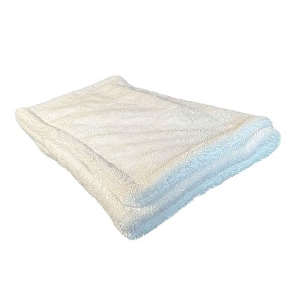 MAXL SoftSorb® Ultra Absorbent Car Drying Towel with Advanced Wicking Technology – Non-Abrasive Car Towel for Spotless, Swirl-Free Finish on Cars, SUVs, Motorcycles & Boats - Large White 19.5" x 31.5"