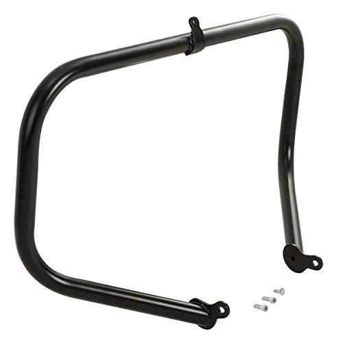 TCMT Highway Engine Guard Crash Bar Lower Vented Leg Fairing Water-Cooled Fit For Harley Touring 2014-2024 Road King Street Glide Road Glide Electra Glide 2018-2020 CVO Limited FLHTKSE - color: Black Crash Bar, Standard Leg, size: Style A Lower Vented Leg