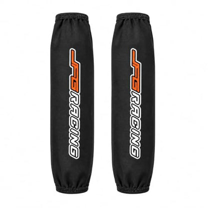 JFG RACING Motorcycle Rear Fork Cover Shock Absorber Cover Guard Protector - Universal For Dirt Pit Bike ATV CRF KLX EXC YZF - (2)- 350MM