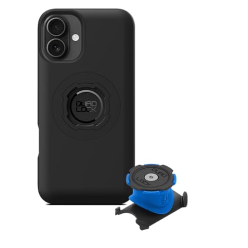 Quad Lock Stem/Handlebar Bike Phone Holder Kit with MAG Phone Case for iPhone 16 Plus - size: iPhone 16 Plus