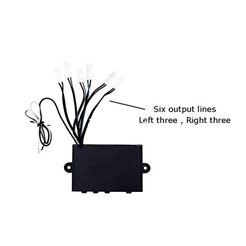 BININBOX 6 Ways LED Light Flasher Flash Strobe 3 Modes Controller Box Control For DC 12V Car Truck Motorcycle Vehicle