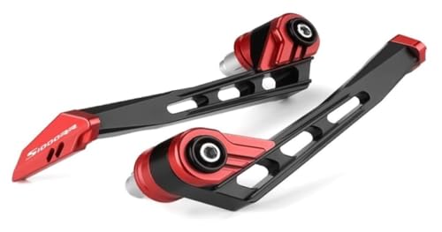 For BMW S1000RR 2009-2024 Motorcycle Brake Clutch Levers Guard Bar End Handguard Handlebar Protector Accessories(Red) - color: Red