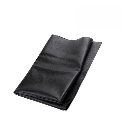 Motorcycle Seat Cover, 39.37" x 27.56" Leather Elastic Scooter Seat Cover Replaced, Universal DIY Seat Protector for Motorcycle, Scooter or Electric Vehicle (Black)
