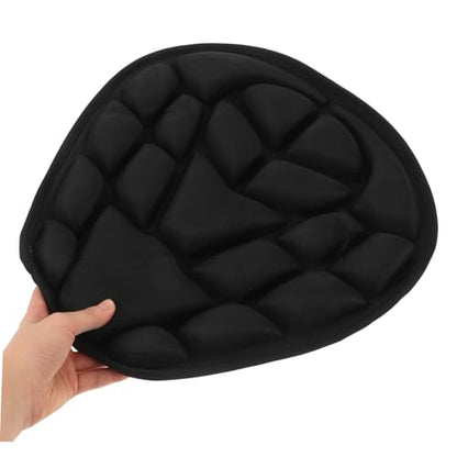 Motorcycle Seat Cushion Pad Comfortable Cover Shock Absorption and Heat Insulation for Rides Weather Breathable Motorcycle Accessories