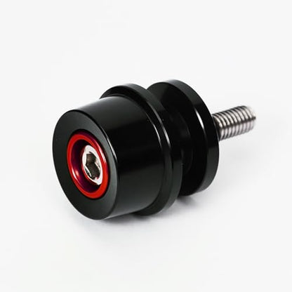 M8 Bobbins Swing Arm Spools For Ninja 400 500 650 ZX6R ZX10R GSXS 750 1000 GSX-8S GSXR 600 750 1000 S1000RR/R/XR CBR 600 900 954 1000 RR Motorcycle Swingarm Spools Slider Stand Paddock Screw (Red) - color: Red