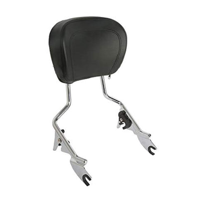 TCMT Sissy Bar Passenger Backrest W/Pad Fits for Harley Touring Road King Street Glide Road Glide 2009-2025 Electra Glide 2009-2022 Ultra Limited 2014-2019 Ultra Classic 2009-2013