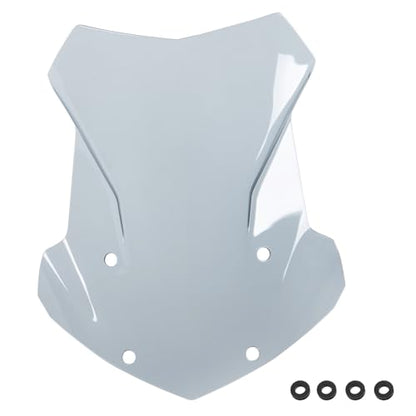 Motorcycle Tall Windscreen Windshield Screen Shield Wind Deflector Compatible with B.M.W R1200GS LC R 1200GS ADV 2014-2018 R1250GS R 1250GS Adventure 2018-2023 (Light Smoke) - color: Light Smoke