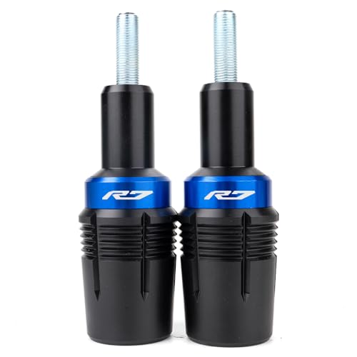 MOWOK Frame Sliders for Yamaha R7 YZFR7 2021 2022 2023 2024 2025 Motorcycle Accessories Crash Protection pad Bobbins Pad Falling Protector Frame Sliders YZF-R7 (Blue) - color: Blue
