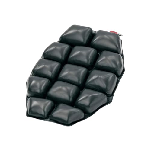 Airhawk 18" x 12" Cruiser Small Motorcycle Seat Cushion with Mesh Cover - Lightweight Portable Inflatable Multi-Cell Air Pad, Cruiser Straps Included