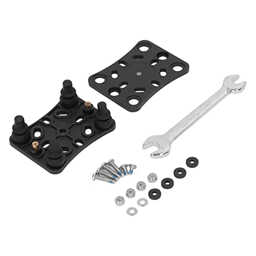 Motorcycle Mobile Phone Holder Shock Absorber Functions for Motorcycle ATV UTV Black