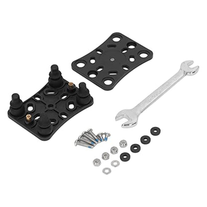 Motorcycle Mobile Phone Holder Shock Absorber Functions for Motorcycle ATV UTV Black