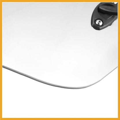 28.5cm Motorcycle Windshield Motorcycle Wind Deflector Clear Lens Adjustable Clip Windshield Extension Universal Fit for Most Motorcycle Scooter Replacement