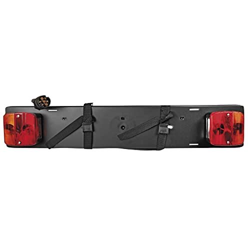 SPOTLIGHT 0.75 m ABS Bike Door Sign, Power Length: 1.5 m, Contains: 2 Lanterns (4 Functions), Strap Attachment (60 cm)