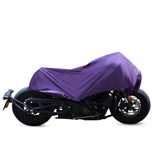 Motorcycle Cover Motorcycle Cover Lightweight Half Outdoor Waterproof Rain Dust Protector for Most Full Dress Touring(Color 1,M) - color: Color 1, size: M