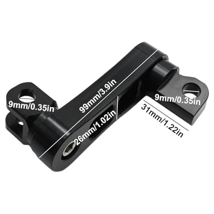 Adjustable Footpegs Highway Pegs Male Mount Foot Peg Clamp Support Extensions Bracket Replacement for Harley Davidson Sportster Dyna Softail Touring Road King Street Glide Road Glide Black