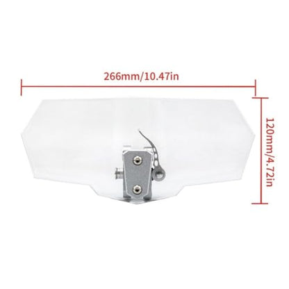Fairing Windscreen Motorcycle Extension Spoiler Windshield Adjustable Windscreen Wind Deflector Acrylic Aluminum Alloy